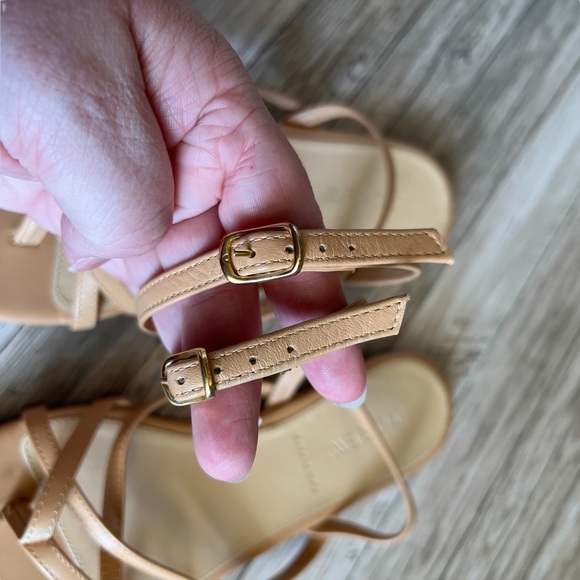 J Crew Pilar Strappy Sandals in Pecan Style 68892 Sz 6 - Picture 7 of 9